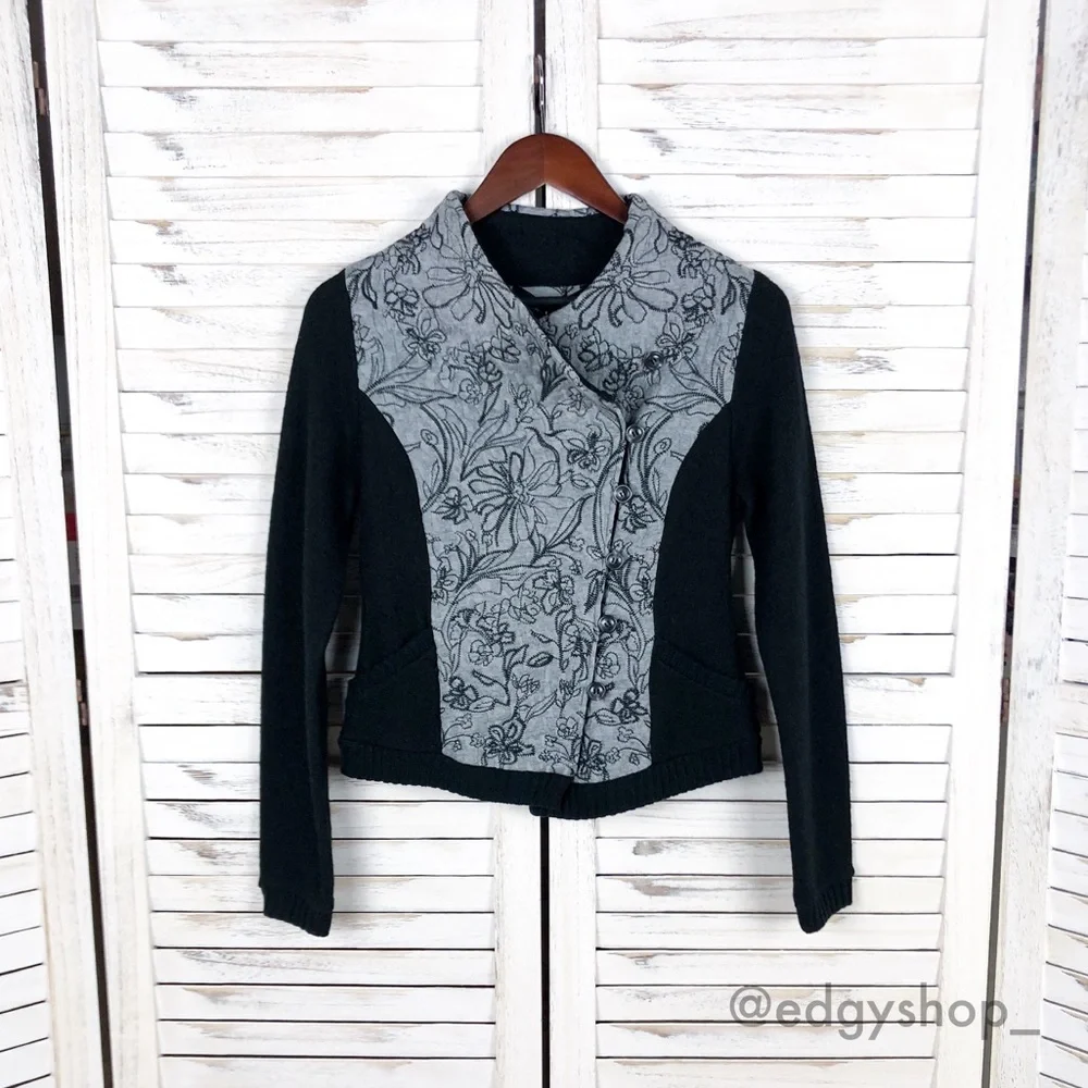 Anthropologie | Knitted & Knotted Bomber Jacket - Picture 1 of 8
